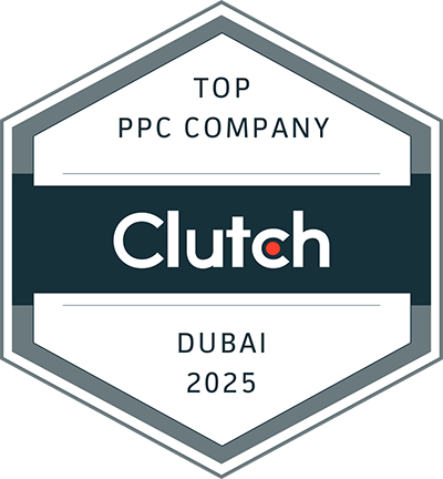 Top PPC Company in Dubai Badge by Clutch